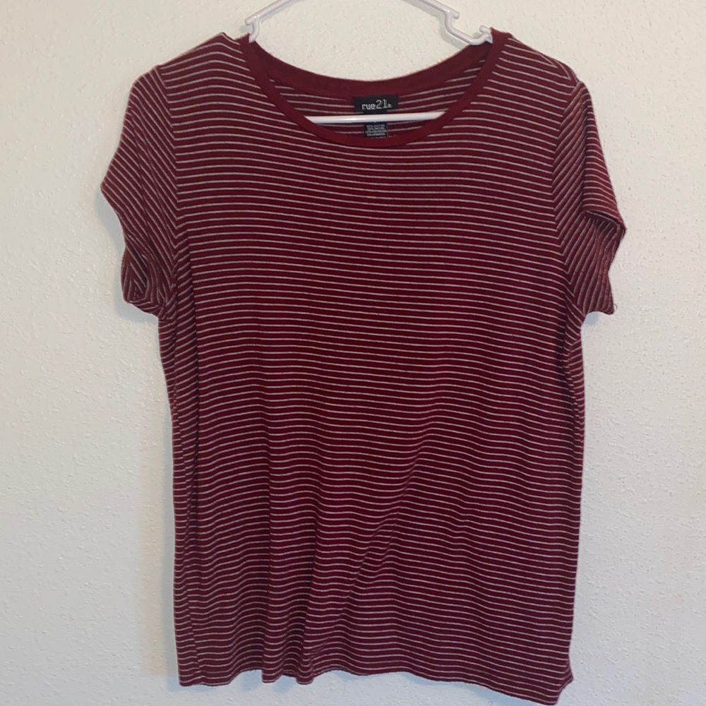 Rue 21 red shirt